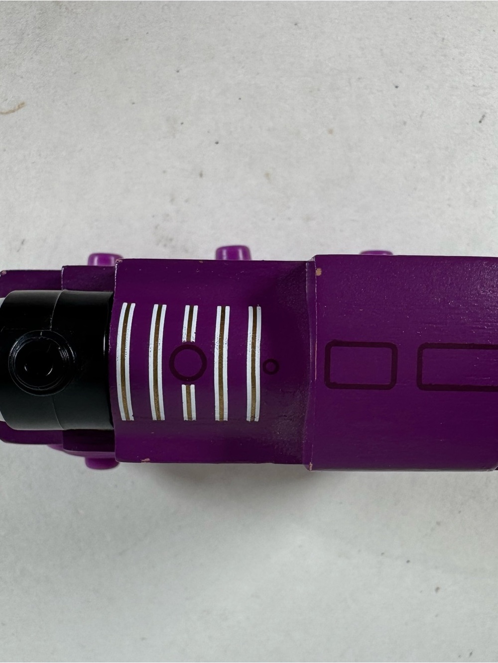 Thomas And Friends Dynamite Ryan Train Car Purple Black Wooden Plastic 3" GGH26 - Picture 4 of 9